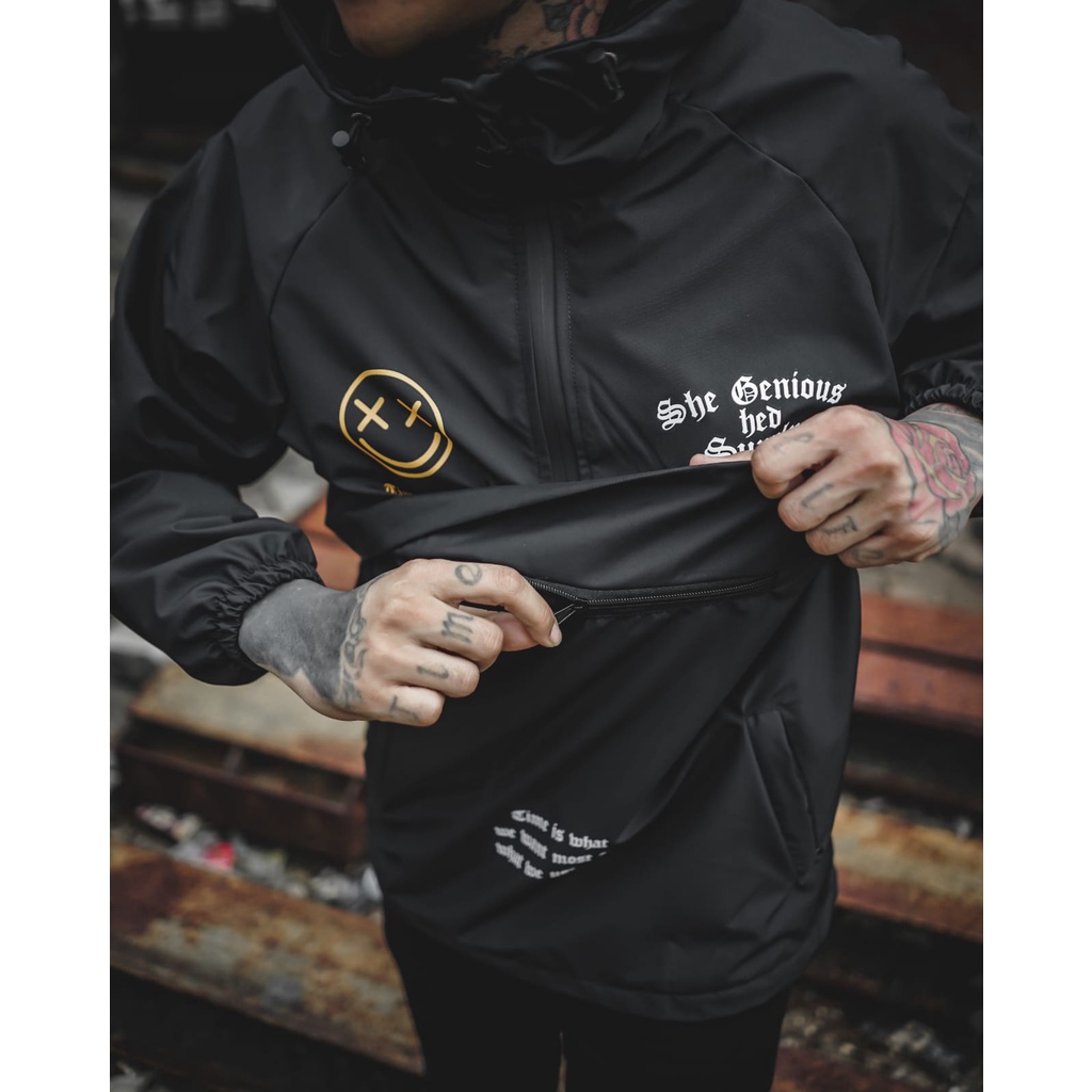 Jaket Cagoule Codie Black Original Salvio Hexia