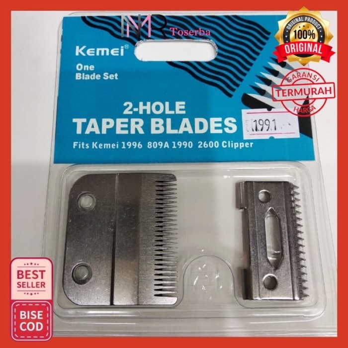 Mesin Cukur Rambut Mata Pisau Clipper Kemei KM 1991 Blade Clipper Pisau B2F4 Portable Modern Promo A