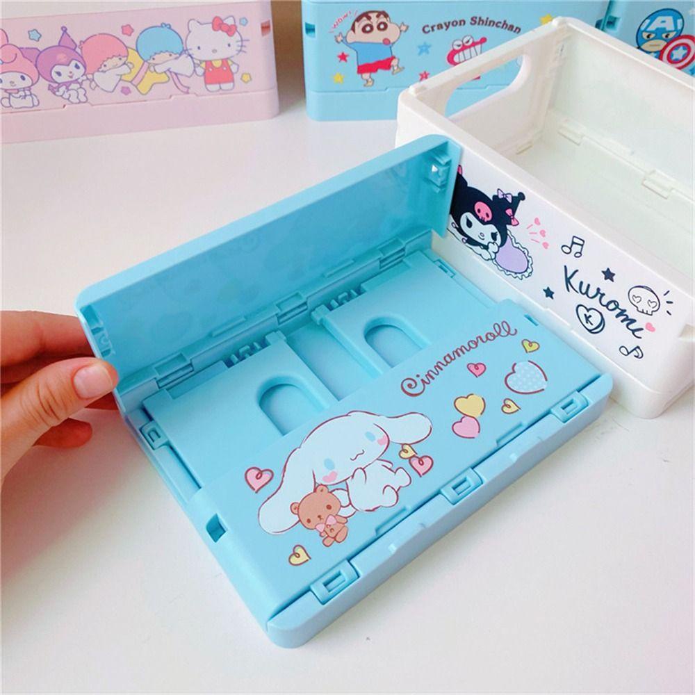 NICKOLAS1 Meja Storage Box Lipat Kado Praktis Pom Pom Purin Kuromi Melody Cinnamoroll Underwear Box