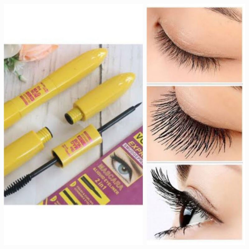 [MASKARA + EYELINER] Mascara Eyeliner Maskara Kosmetik Wajah