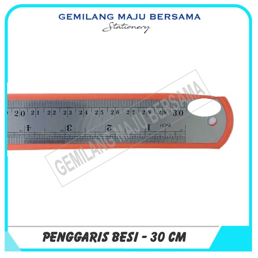 

Penggaris Besi 30 CM ( Kualitas Tebal )