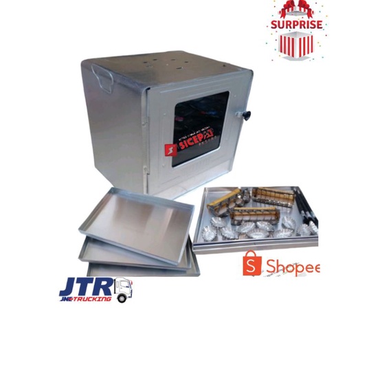 Oven Bima Paket Komplit/Oven Kue Oven Kompor Oven Dengan Rak susun 3 Bahan Galvalum Tebal