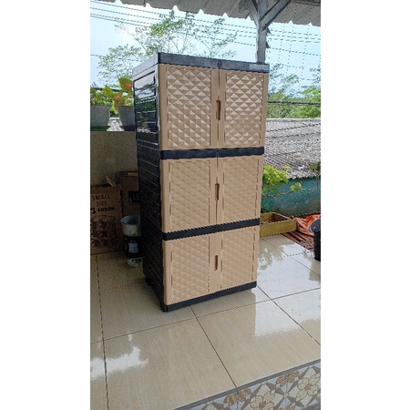 Lemari Plastik 3 susun Tabitha