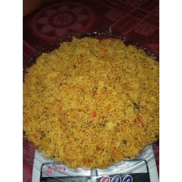 

500 GRAM SERUNDENG KELAPA EBI /SAUR UDANG PEDAS MANIS murah