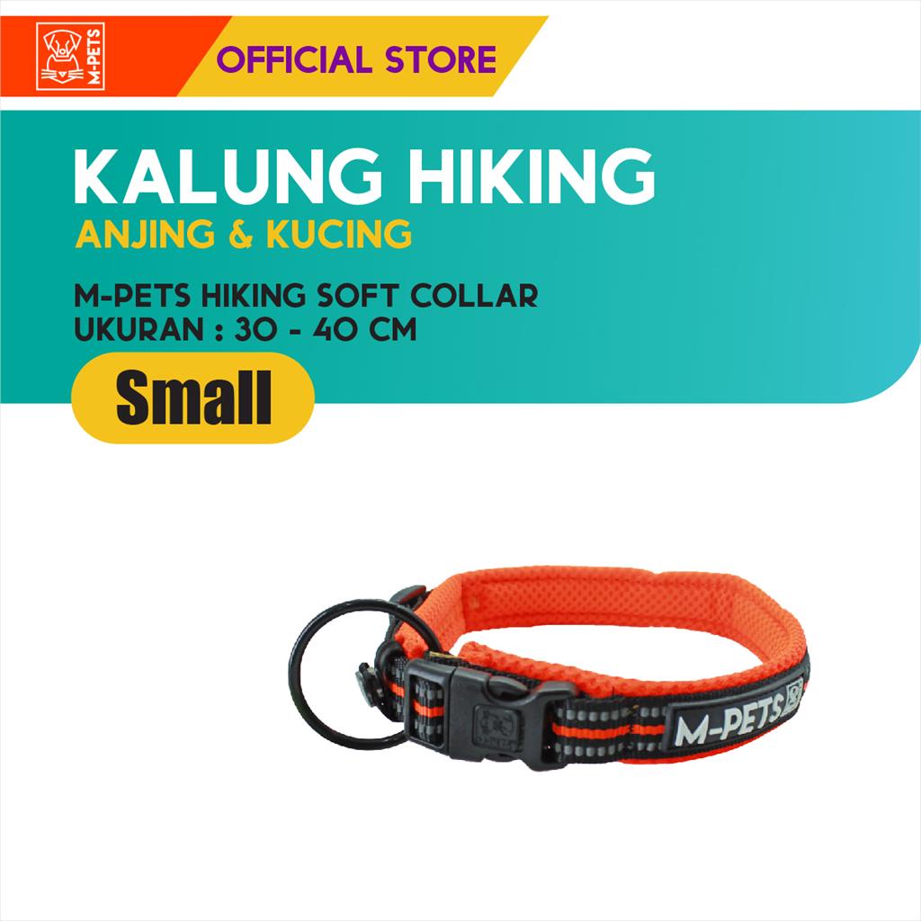 M-Pets Hiking Dog &amp; Cat Soft Collar Size Small / Kalung Anjing Kucing