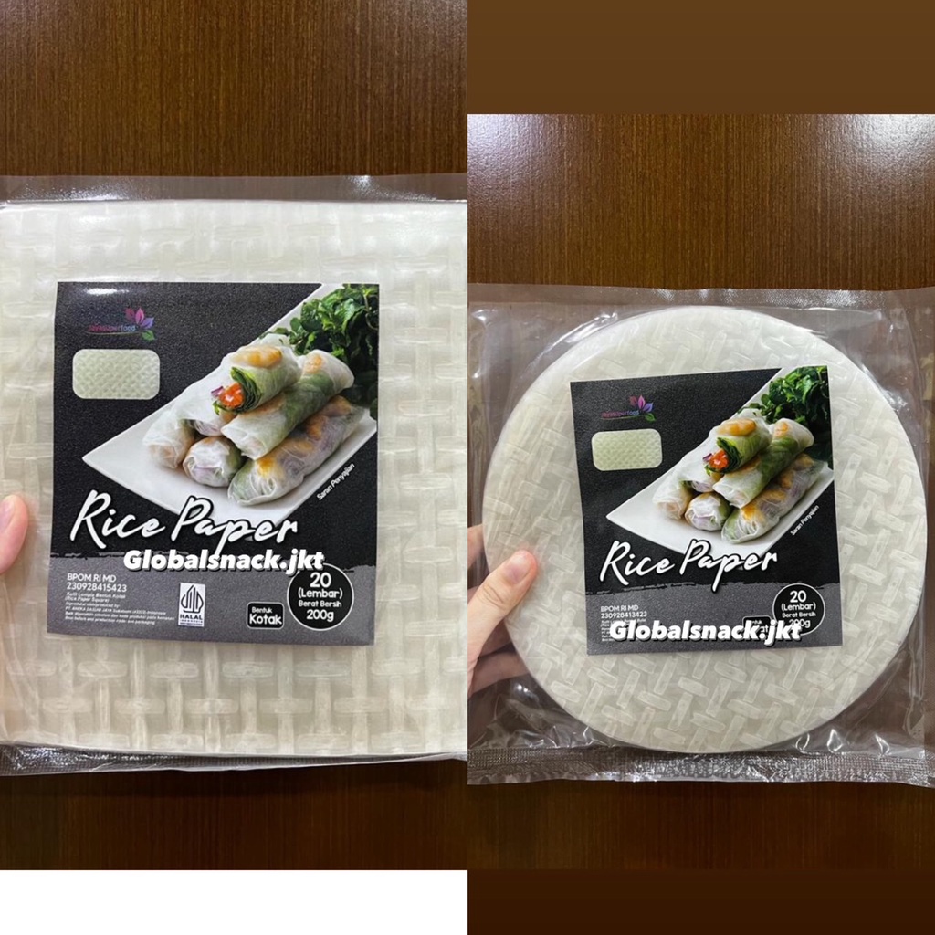 

Rice Paper / Banh Trang High Quality Rice Paper 22cm / Kulit Lumpia Vietnam Rice Paper / Rice Roll Spring Roll