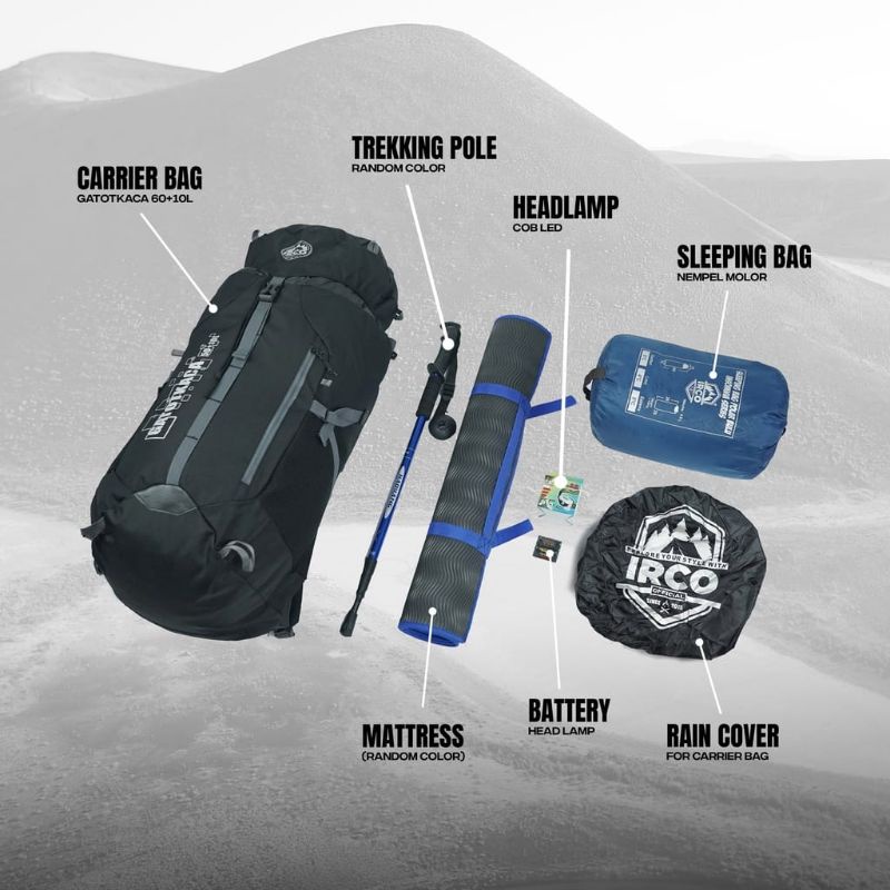 NO COD PAKET HIKING VALENTINE IRCO OFFICIAL ORIGINAL