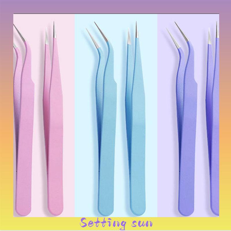 Pinset Lengkung Gundam Stiker Scrapbook Tools Warna Pastel Lucu Tweezer Sticker Pinset TN