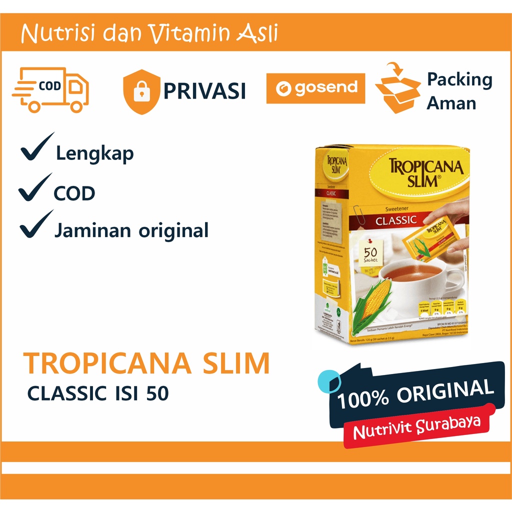 Tropicana Slim CLASSIC Gula Rendah Kalori