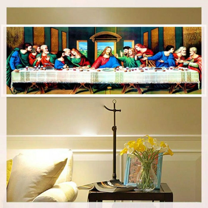 Lukisan Perjamuan Kudus 5D / Diamond Painting