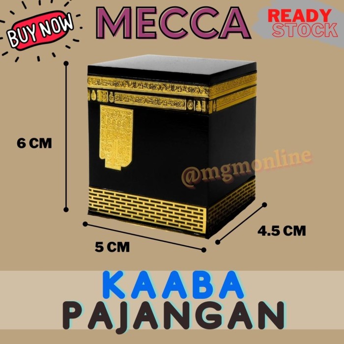 Souvenir mekkah kaaba 6cm Oleh2 negara tanah suci timur tengah