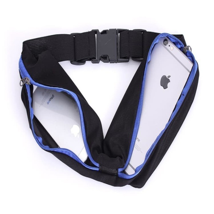 fmfit Secret bag Tas Pinggang Olahraga Sport Waist Bag 2 Slot BELI 1 DAPET 2