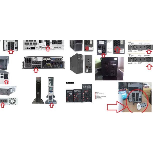 Converter Power Output Ups APC, Power Cord Ups Apc dan berbagai merk