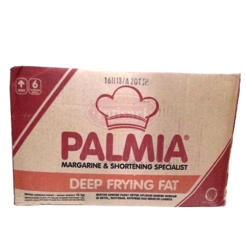 

Palmia deep frying fat minyak padat 15 kg / dus