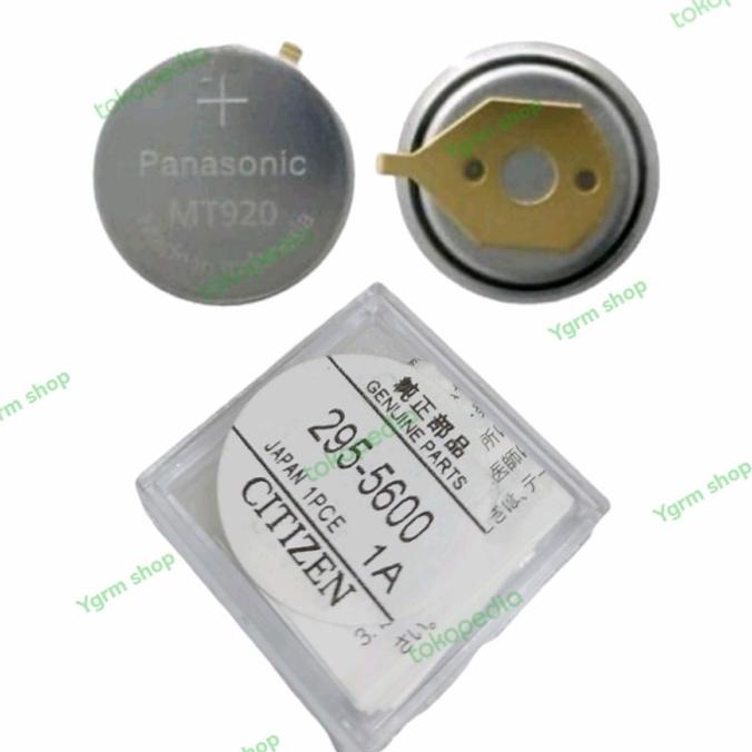 Baterai Batre Citizen Eco Drive MT920 MT 920 Capasitor MT920 Original