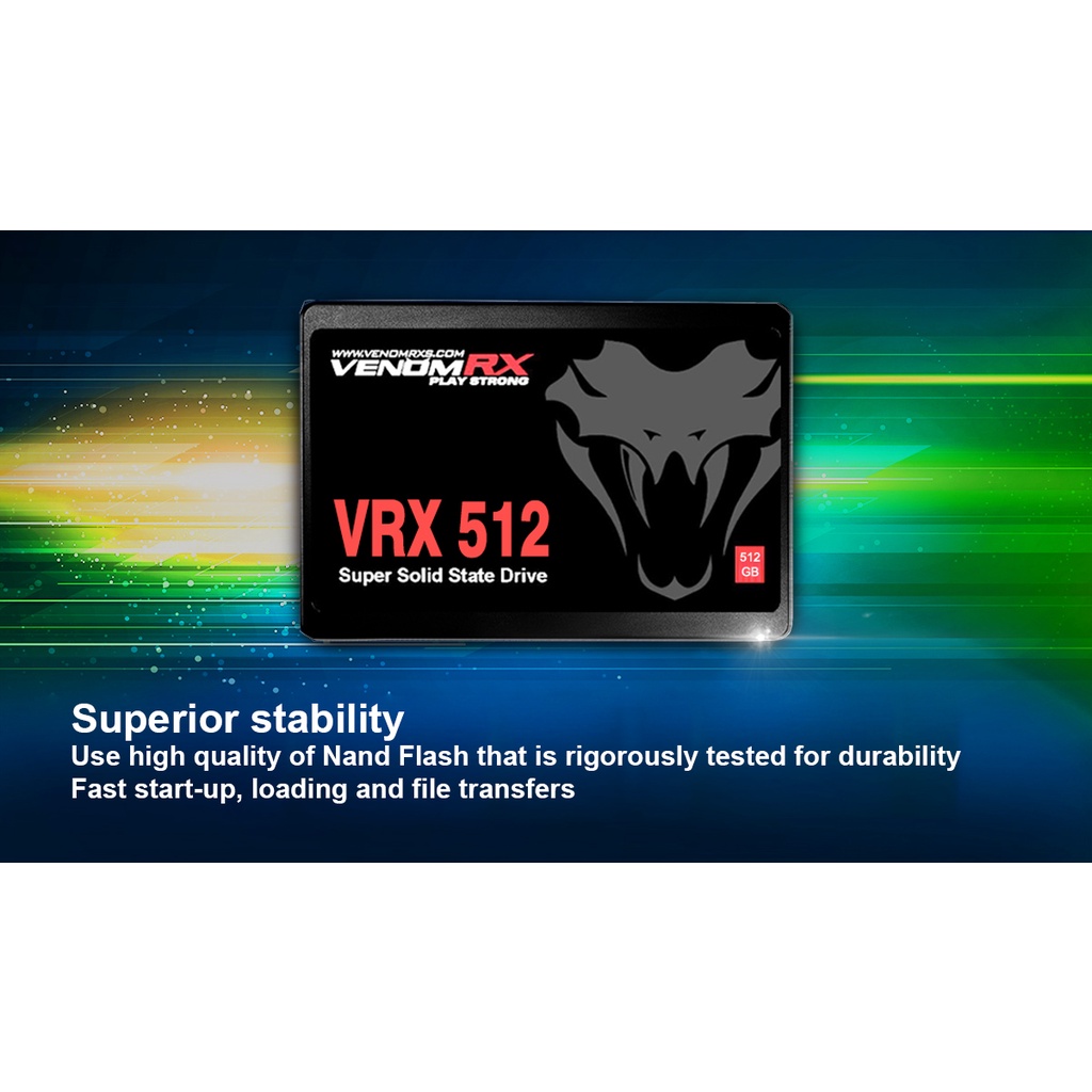 Venomrx SSD VRX 512GB SATA III 2.5&quot;