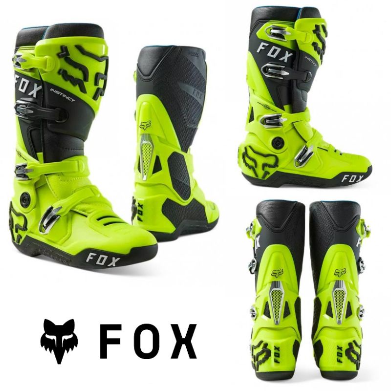 FOX INSTINCT 2.0 YELLOW FLO BOOT