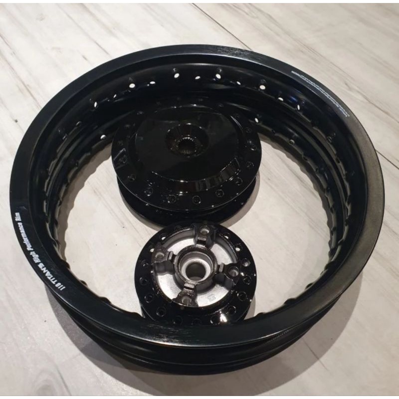 Paketan Velg Aloy Titans Kilat 14 x 160 185 Tromol Sys Vario 125 150 Set Jari
