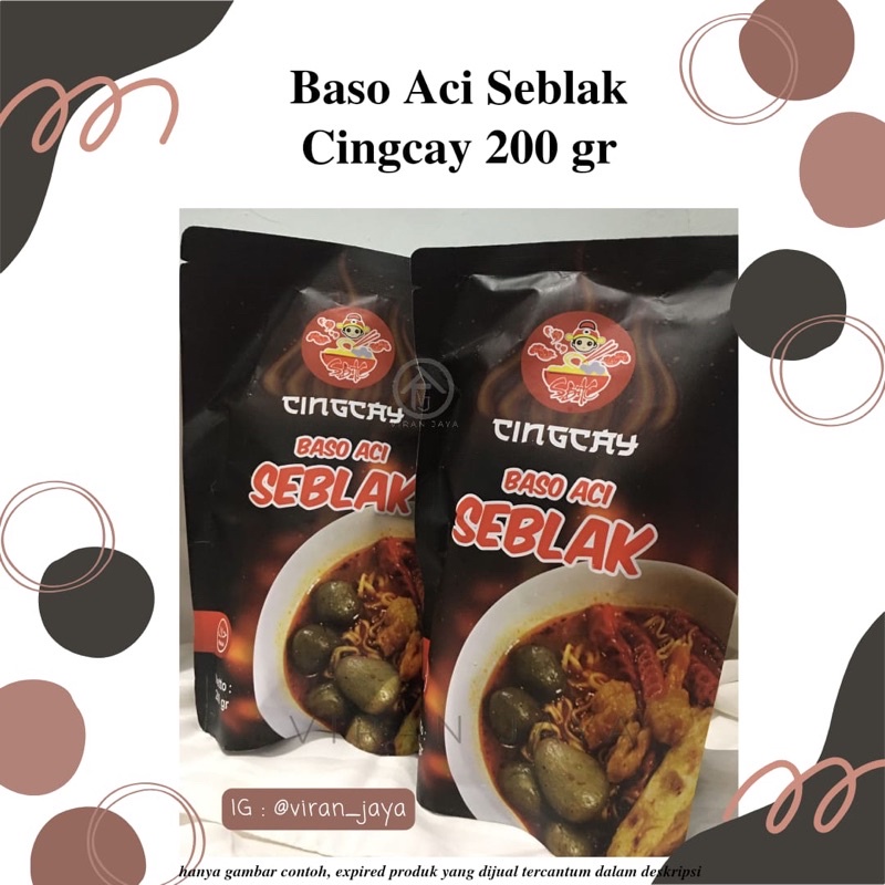 

Baso aci seblak cingcay 200 g - Frozen Food