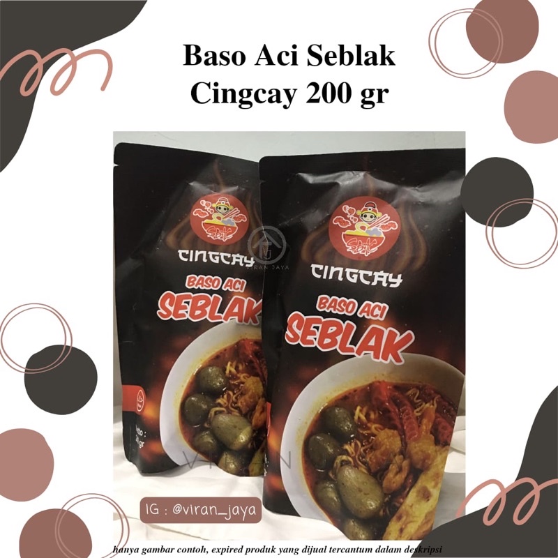 Jual Baso Aci Seblak Cingcay 200 G Frozen Food Shopee Indonesia