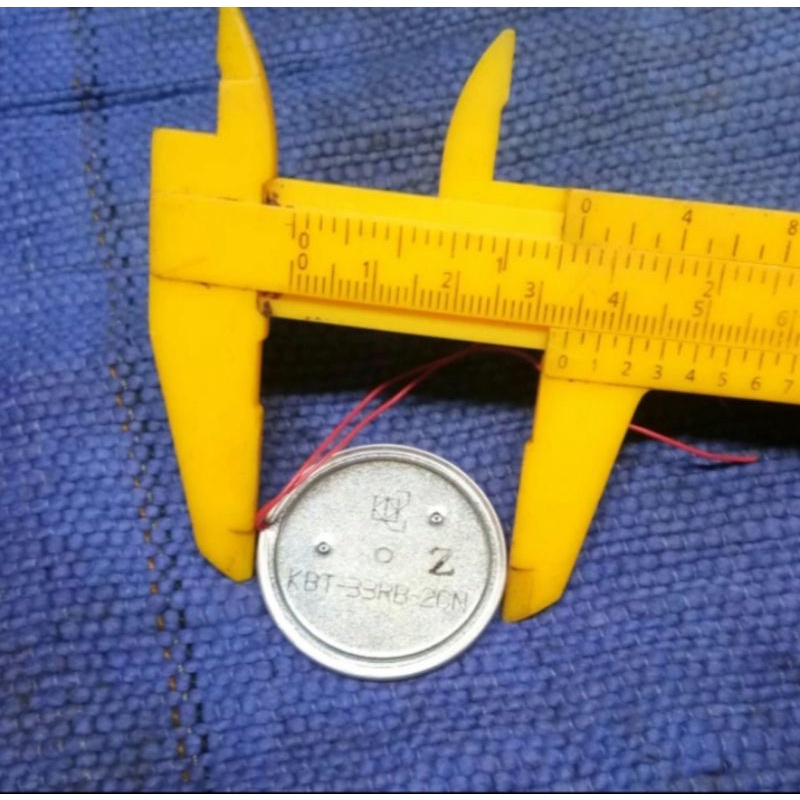 √ BUZZER BEZ GENERATOR ( MEMBRANA PIEZO ) √ KBT - 33RB - 2CN √ HARGA 20PCS