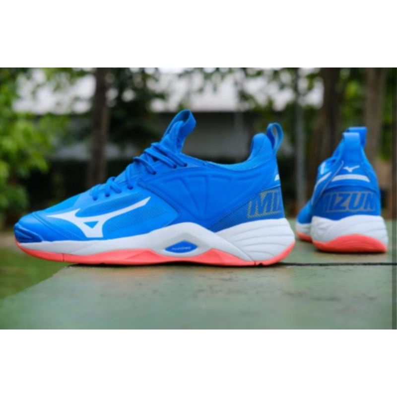 MIZUNO MOMENTUM - Sepatu Olahraga Volly Tennis Badminton Pria Mizuno Momentum Import Premium