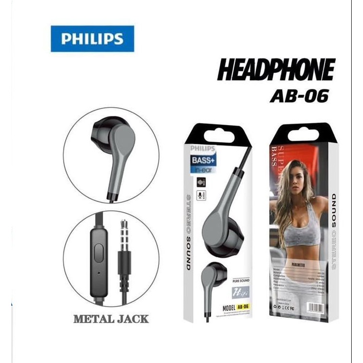 MINIGO NEW PROMO HEADSET PHILIPS DAN SONY SERI AB ~ PHILIPS AB-04/PHILIPS AB-05/SONY AB-06 STEREO EARPHONE SUPER BASS