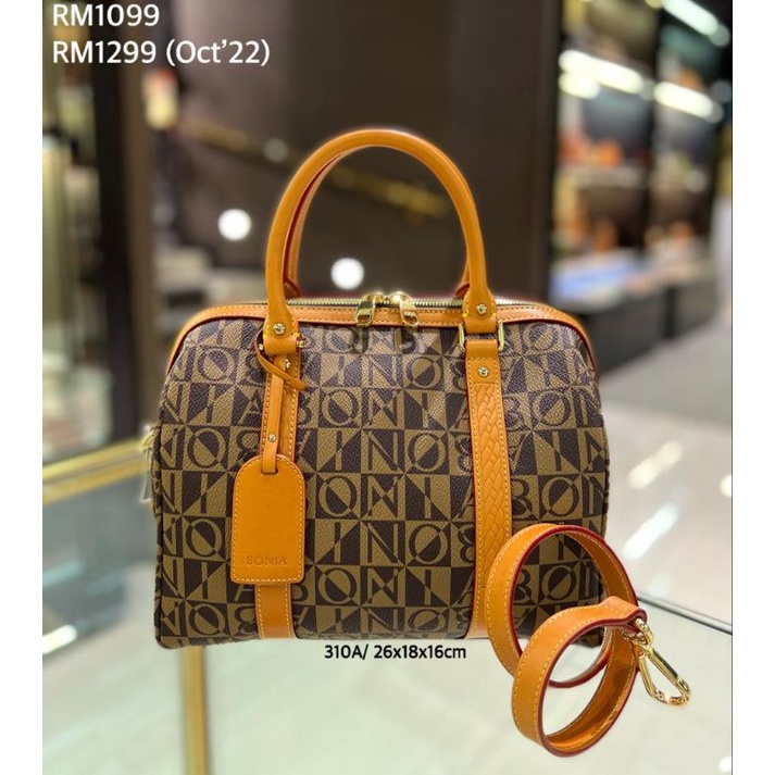 tas bonia original speedy tulang monogram M
