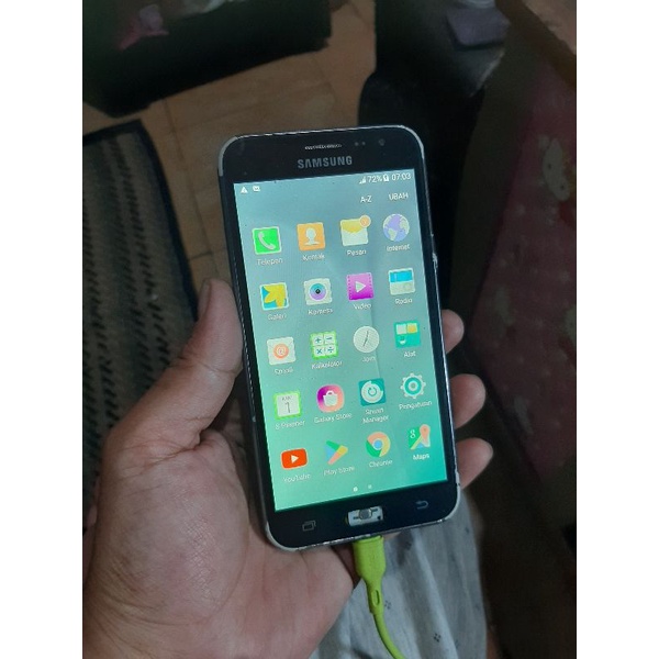mesin samsung j5 (j500g) normal tested..maaf jual mesin bukan unit hp itu lcd cuma buat tes aja