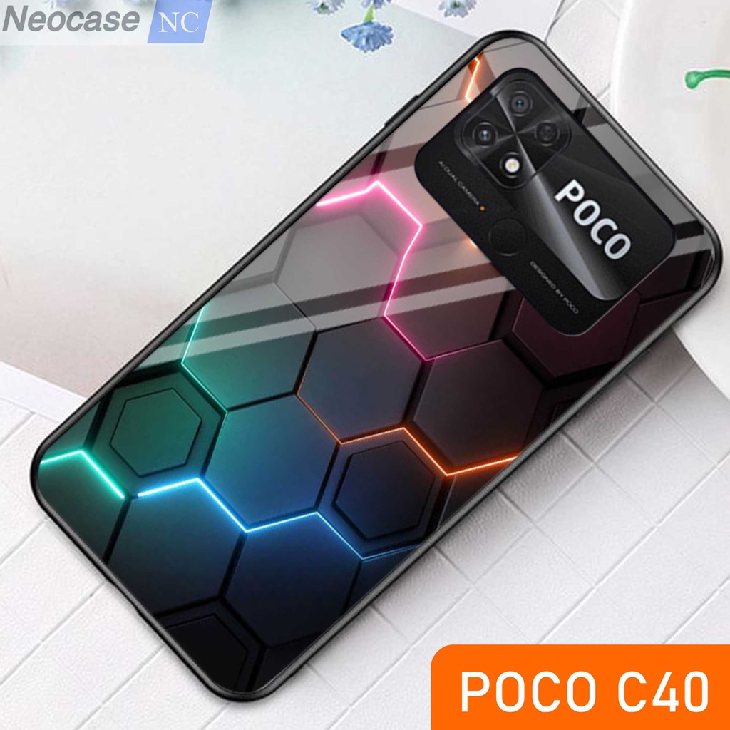 Softcase Glass Kilau Poco C40 - Casing HP Poco C40 - Case HP Poco C40 - N25