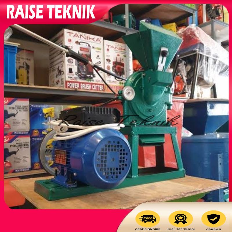 MESIN GILING TEPUNG FFC 15 + DINAMO ELEKTRO 1HP