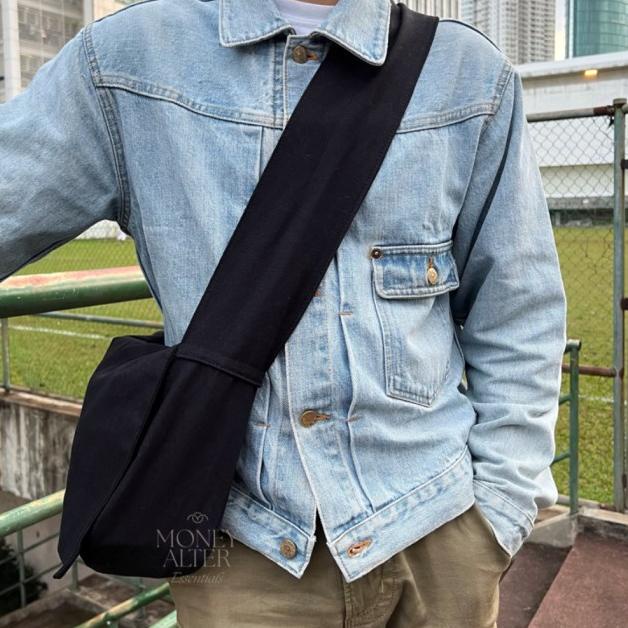 LONDON BAG / Tas Selempang Canvas / Canvas Sling Bag - Army