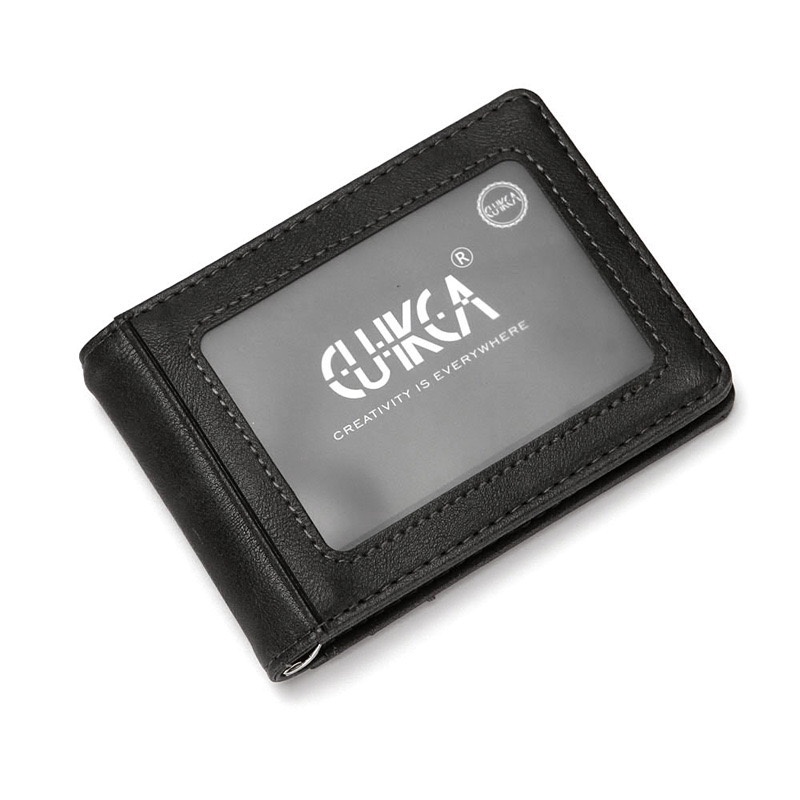 IMPOR ORIGINAL CUIKCA HF014 DOMPET KARTU MINIMALIS UANG RFID DENGAN KLIP PENJEPIT ANTI RIBET