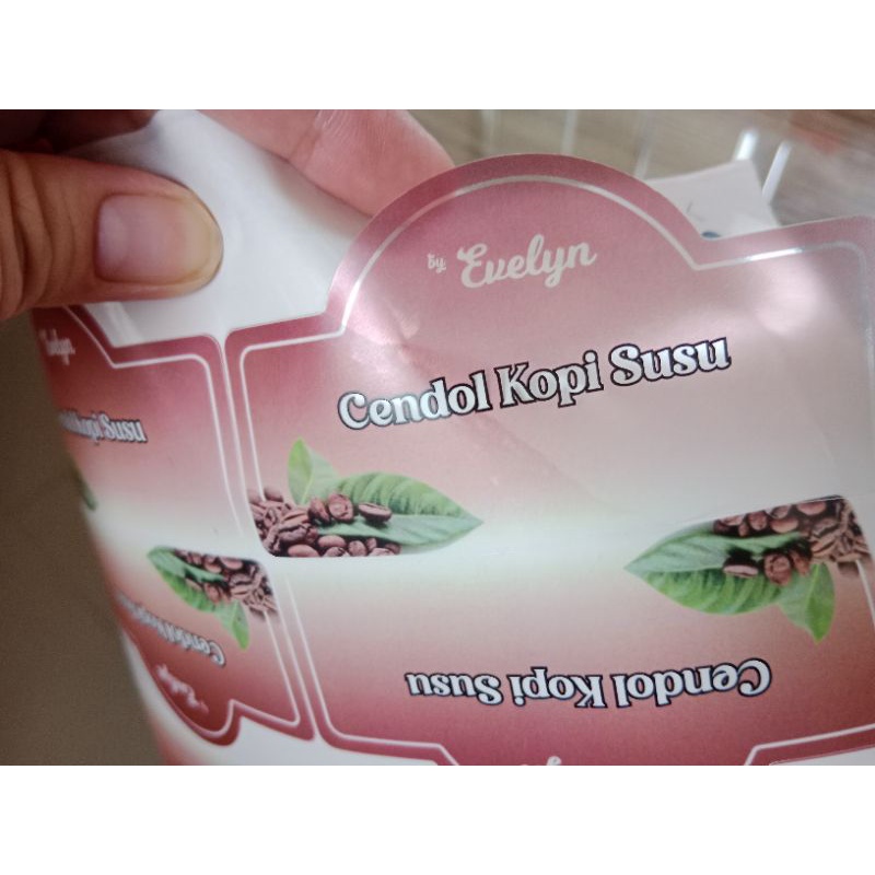 

Sticker Cutting Vinil Transparan (waterproof)