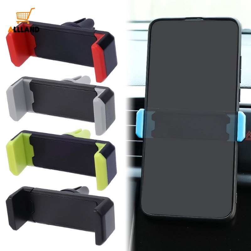 Bracket Dudukan Handphone GPS Navigasi Universal Bahan ABS Anti slip Untuk Kisi Ac Mobil