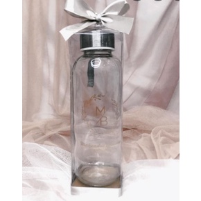 kotak mika souvenir botol kaca 7x7x19