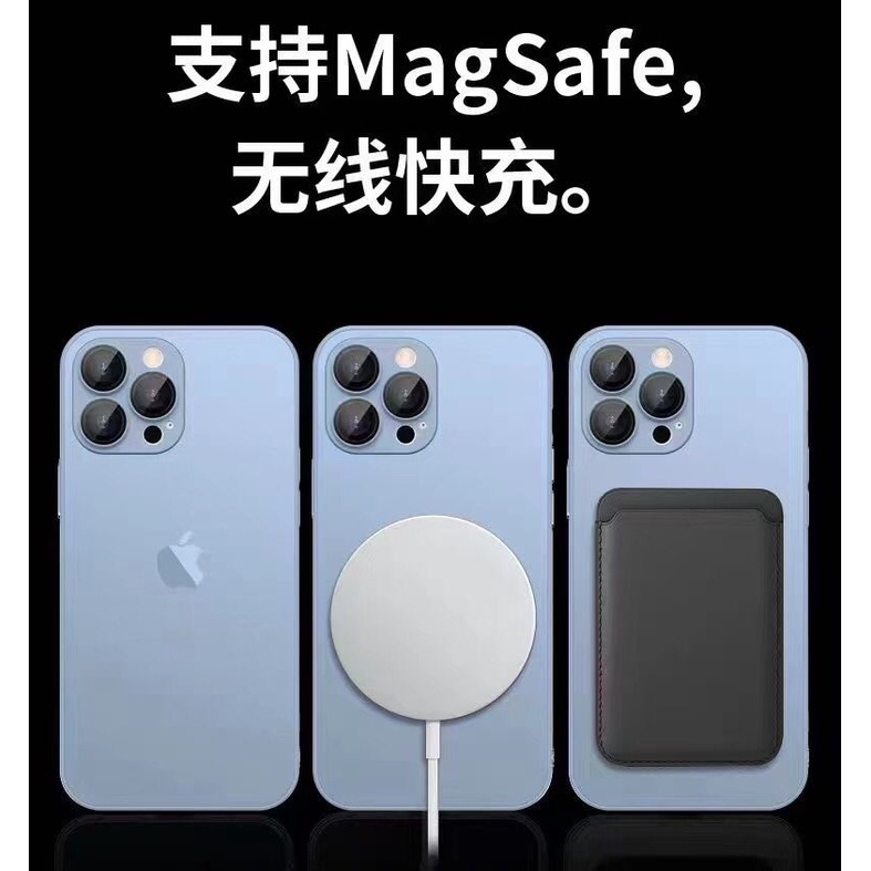 FA Frosted silicone SQUARE EDGE METAL PRO CASE + MAGSAFE LENS for iphone 13 13PRO 13PROMAX 14 14PLUS 14PRO 14PROMAX PRO MAX PLUS PROMAX Casing SOFT&amp;hardcase  WITH LOGO SOFTCASE