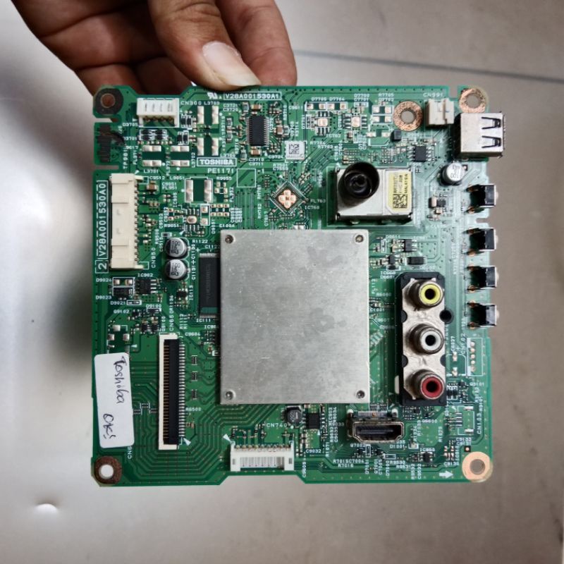 MB - MAINBOARD - MESIN TV LED TOSHIBA 32P2400VJ - 32P2400 VJ