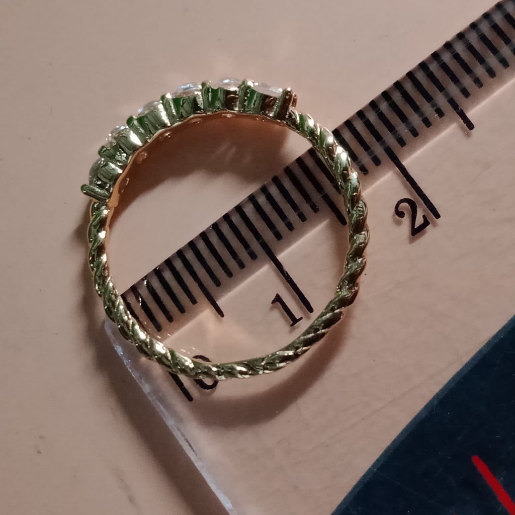 Cincin  emas 17K - 1.35 gr kadar 750 - 3991