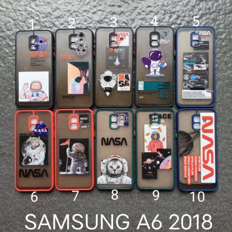 Case gambar Samsung A6 2018 . A6 motif cowok ( 2 motif ) soft softcase softshell silikon cover casing kesing housing