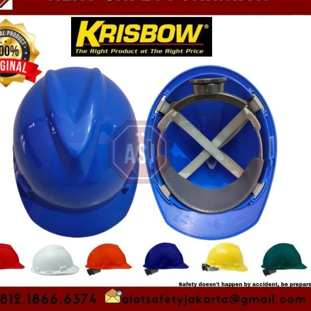Helm Safety Proyek KRISBOW / Helm Proyek KRISBOW - Putih