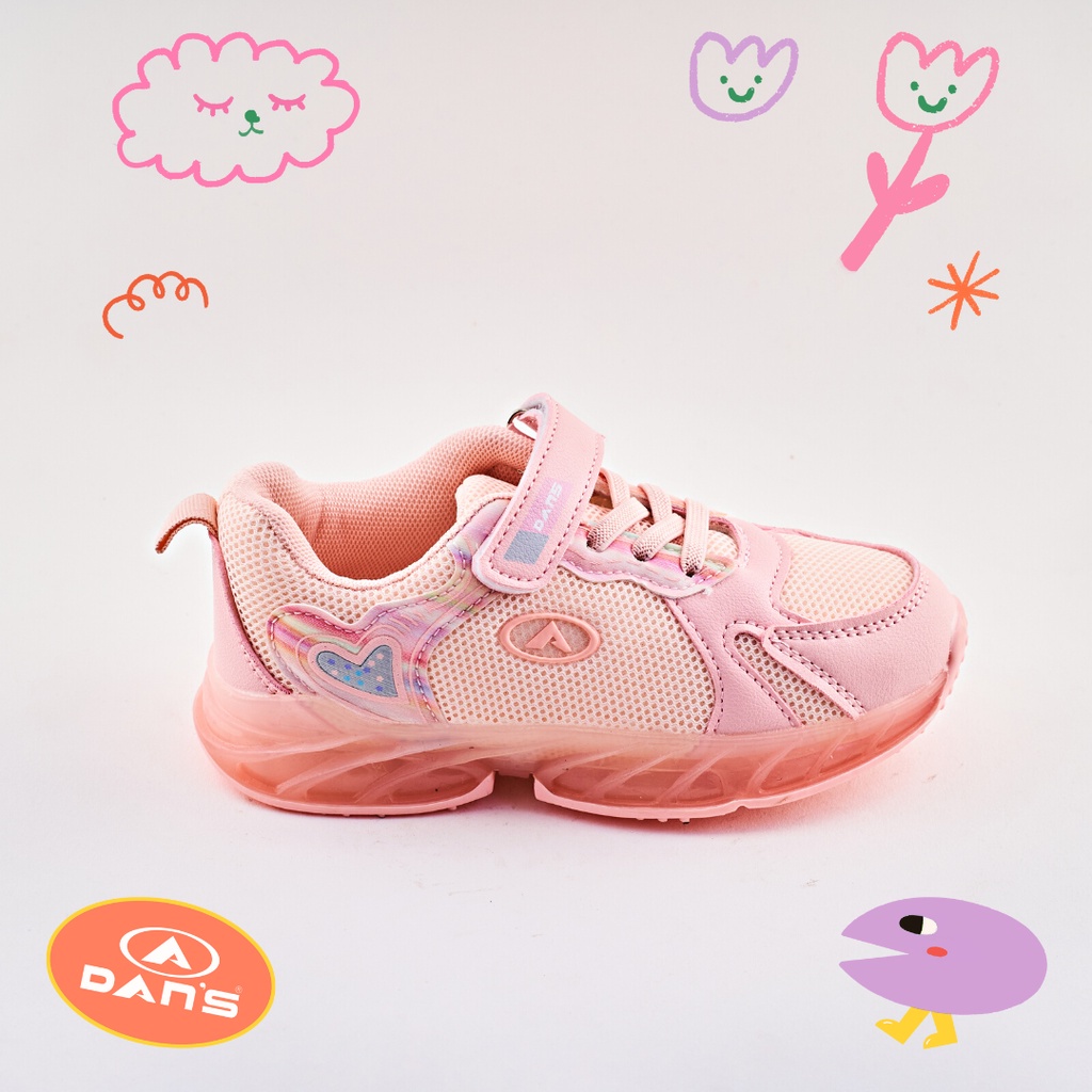 Dans Leisa Sepatu Sneakers Baby - Rose