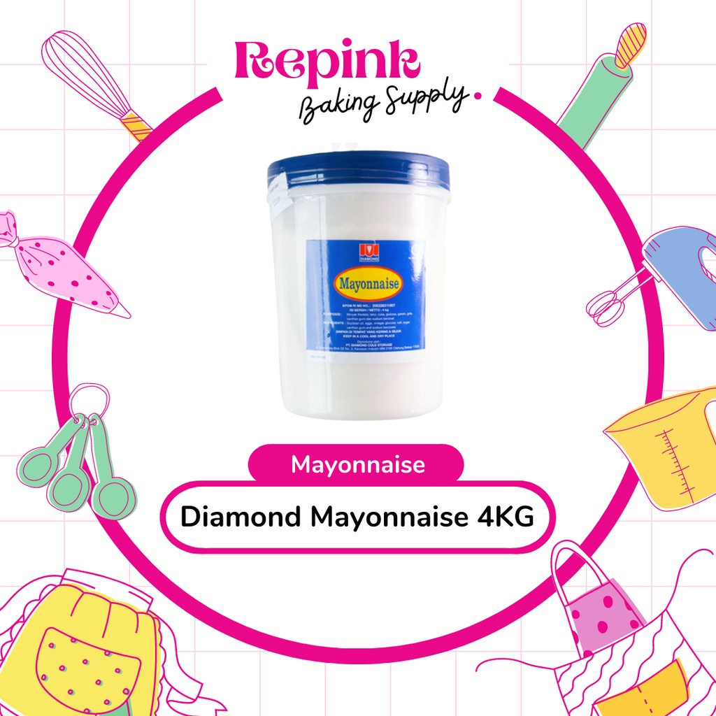 

Diamond Mayonnaise 4KG | Mayonais Diamond 4KG