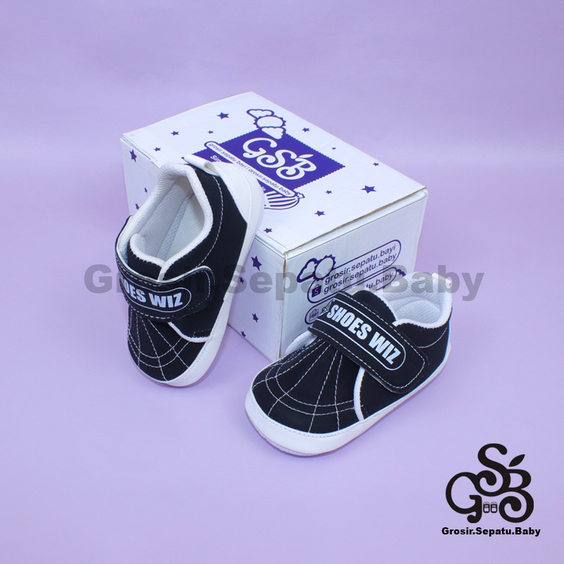 prewalker sepatu bayi laki laki perempuan umur 2 - 12 bulan model casual SPIDER polos ringan &amp; fleksibel