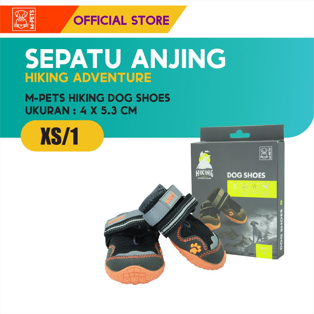 M-Pets Hiking Dog Shoes XS/1 / Sepatu Anjing Alas Kaki Hiking