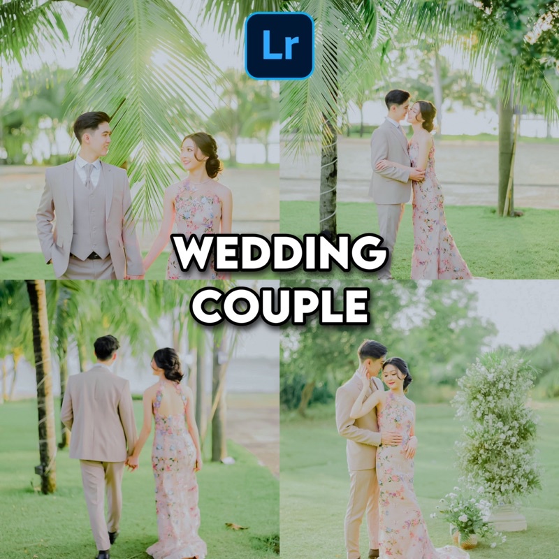 2 Preset Lightroom Premium Wedding Couple By Jier Official