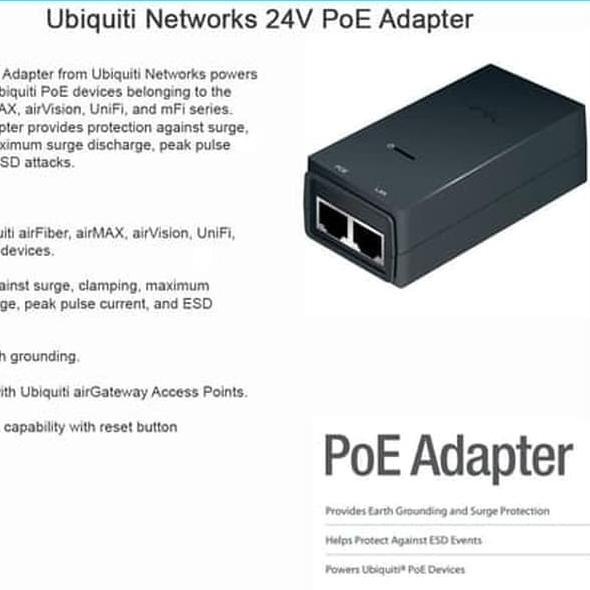 Ubiquiti Adaptor POE 24V 0,5A ( POE-24-12W )
