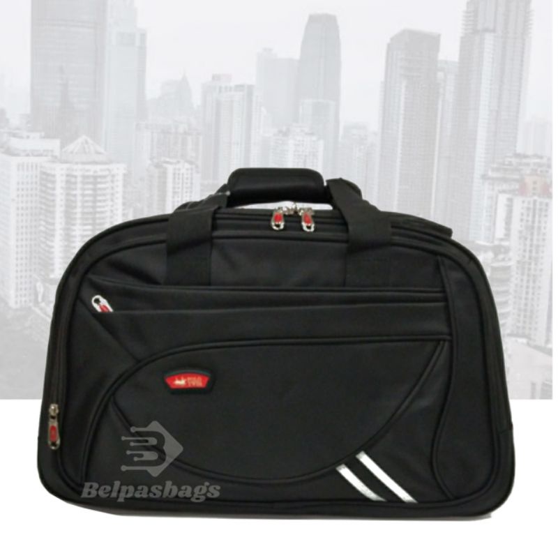 Tas baju tas pakaian travel traveling selempang jinjing polo twin 89656