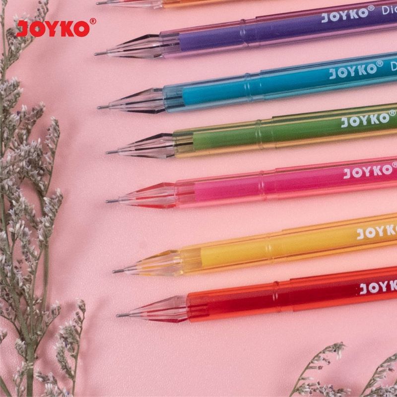 

ATH Pulpen Gel Warna Joyko GPC-310S Diamont Art ( 1set/10warna )