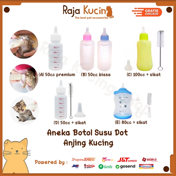 Susu dot anjing kucing botol